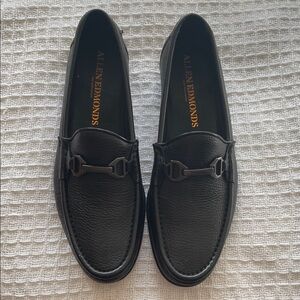 Allen Edmonds Vinci Black Pebble Grain Loafers
